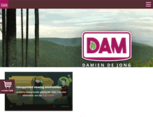 Tablet Screenshot of damien-de-jong.com